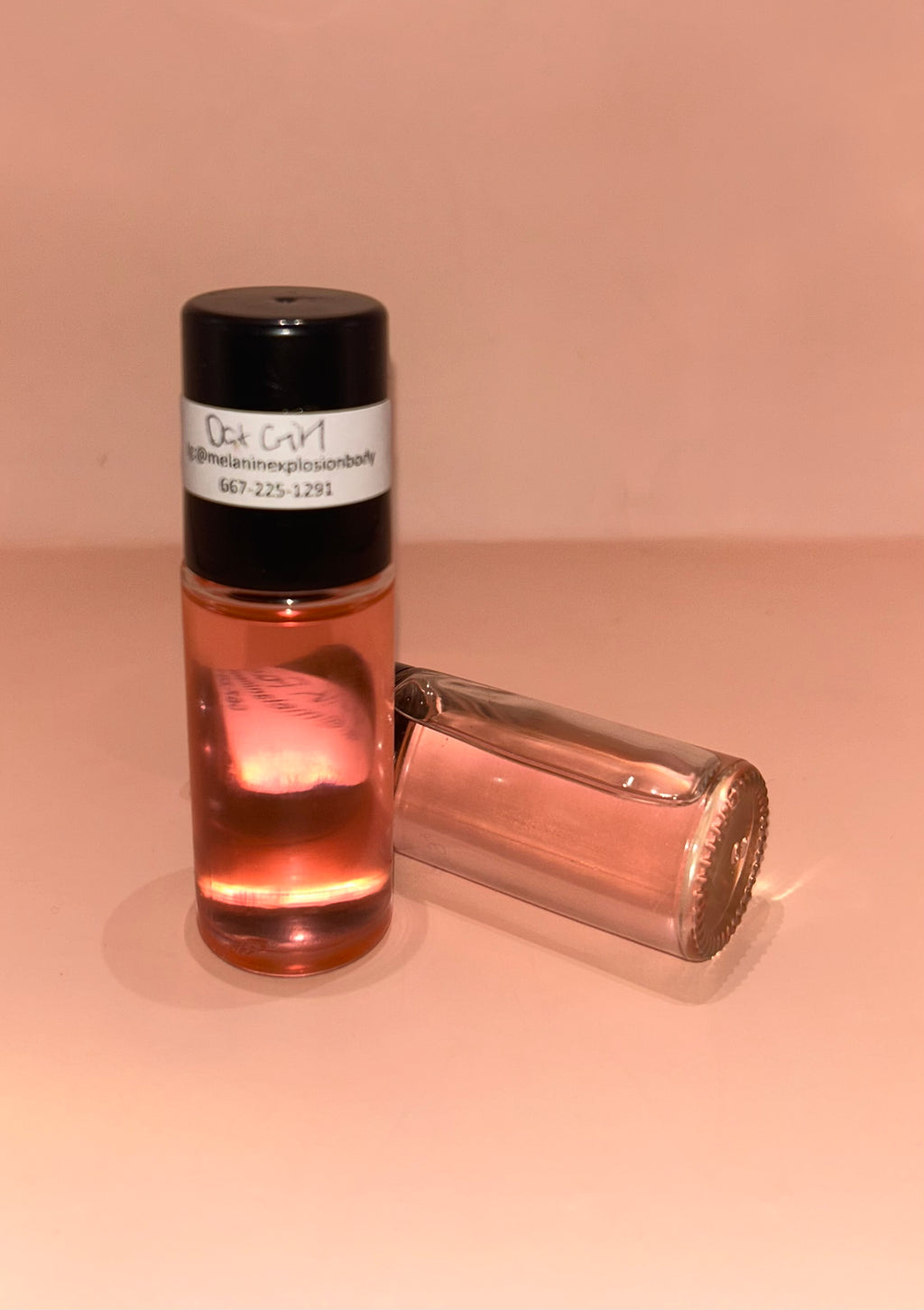 Customized 1 oz Jumbo roll-on body oil (W)