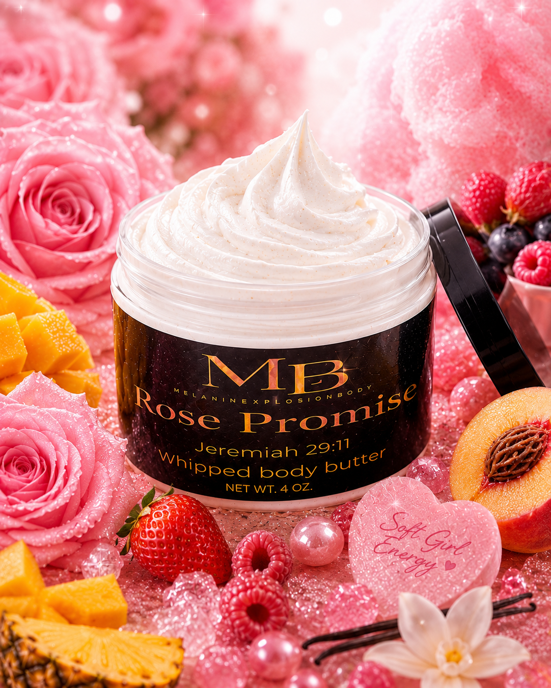 ROSE PROMISE WHIPPED BODY BUTTER - 4oz