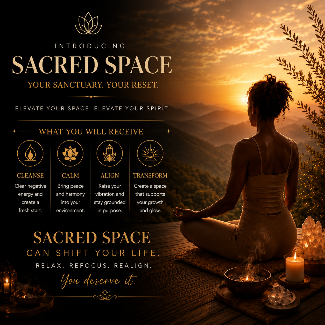 Sacred Space Community: Release • Renew • Restore • Rise