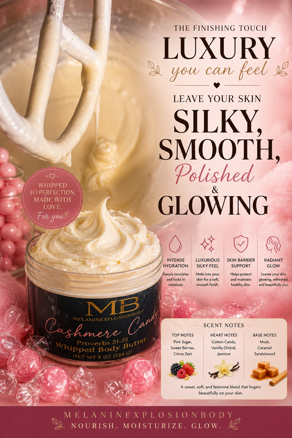 Cashmere Candy™ Whipped Body Butter | 4 oz