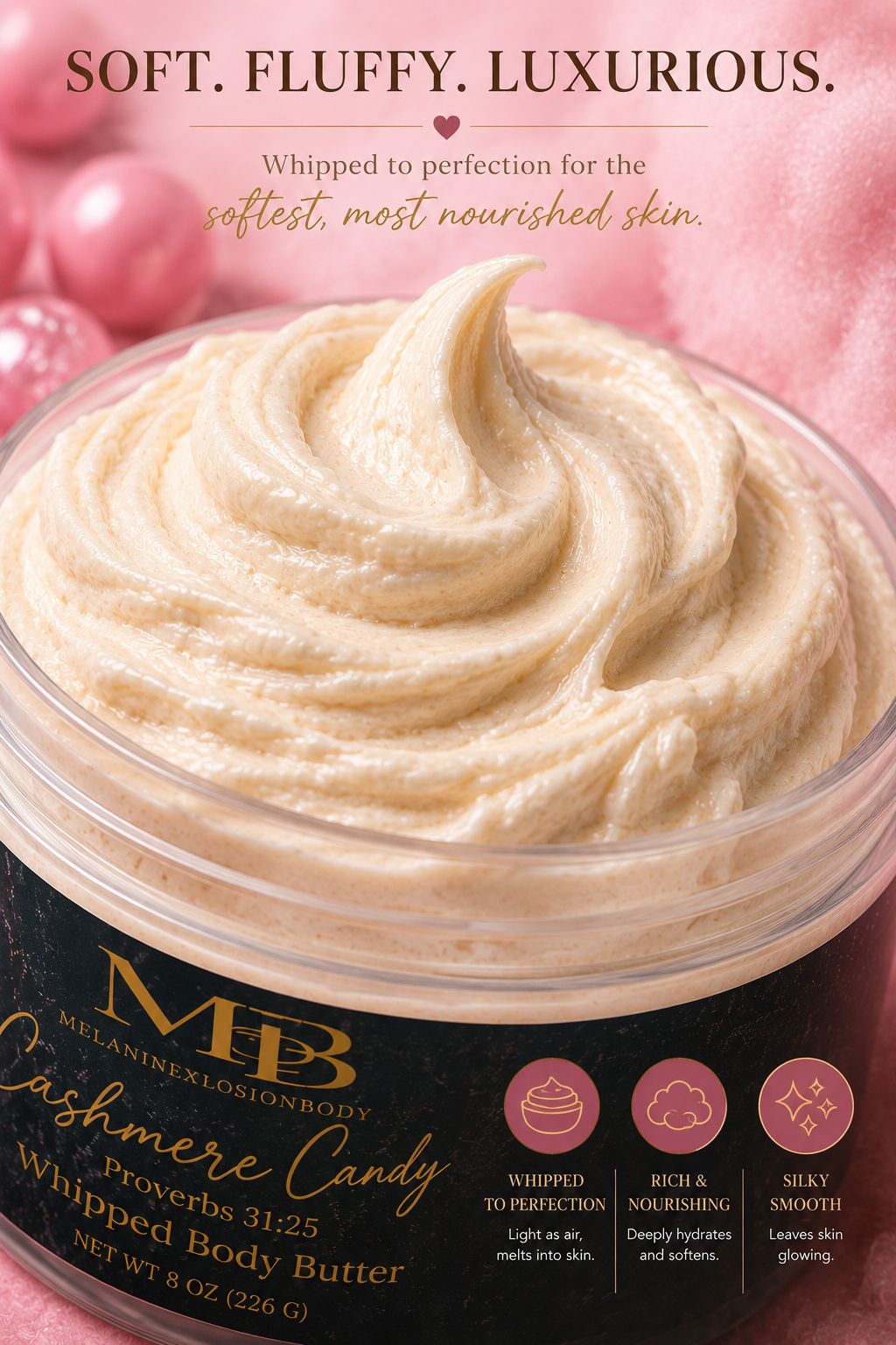 Cashmere Candy™ Whipped Body Butter | 4 oz