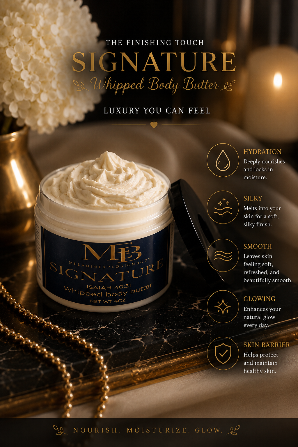 MEB SIGNATURE WHIPPED BODY BUTTER - 4oz