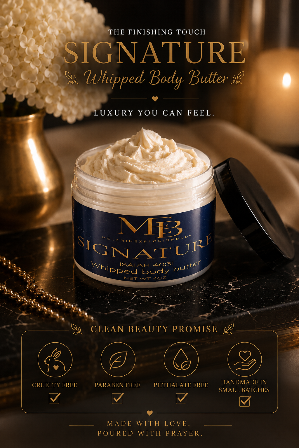 MEB SIGNATURE WHIPPED BODY BUTTER - 4oz