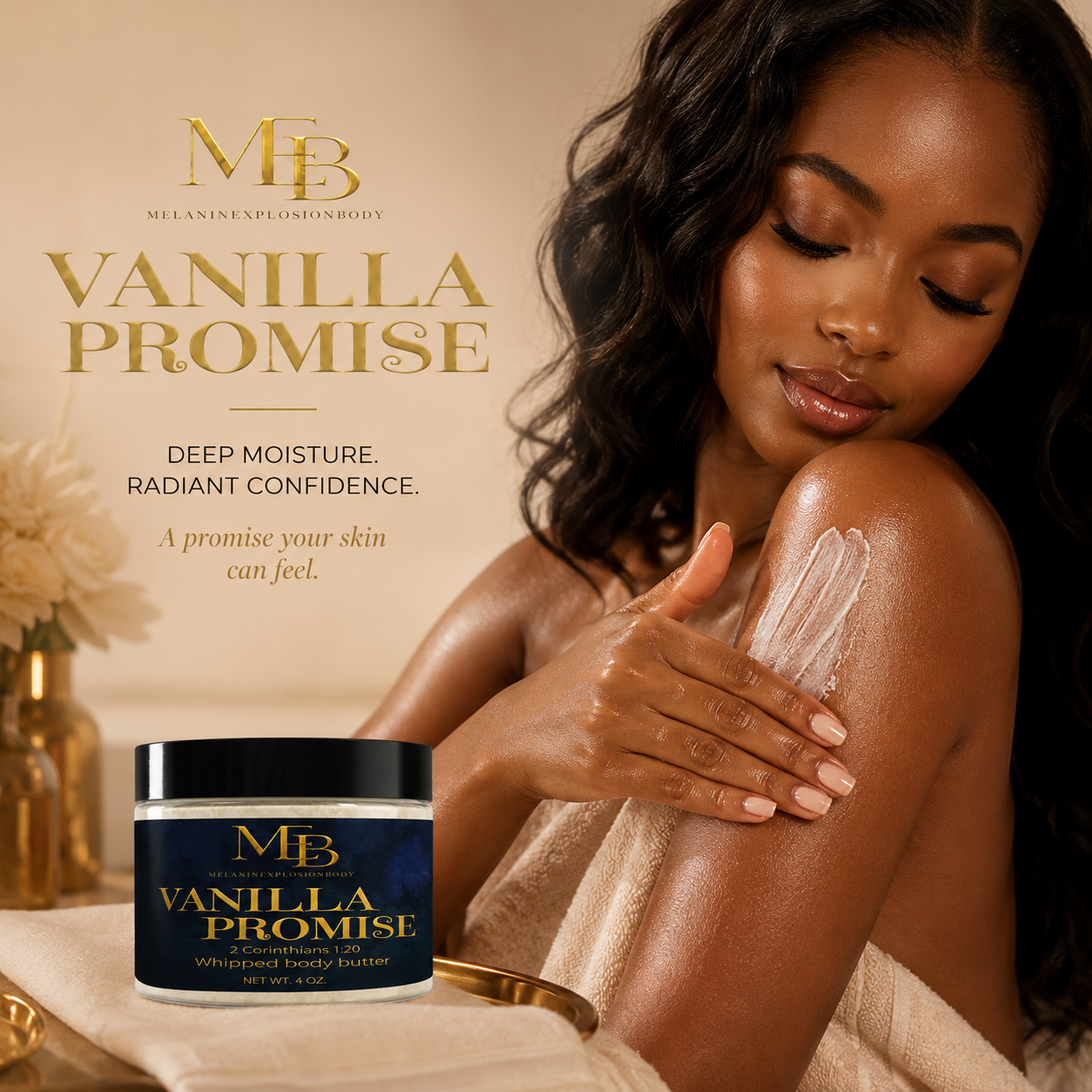 VANILLA PROMISE WHIPPED BODY BUTTER - 4 oz