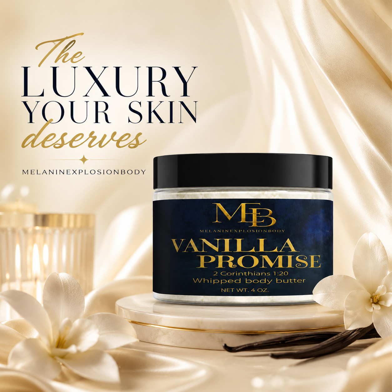 VANILLA PROMISE WHIPPED BODY BUTTER - 4 oz